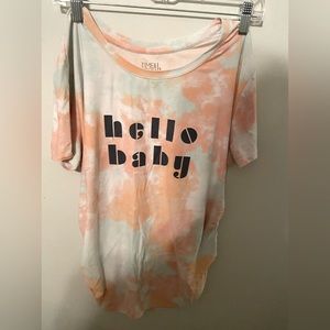 Hello baby maternity shirt